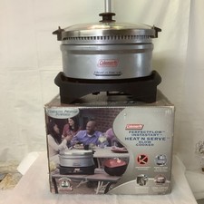 Panela lenta Coleman Heat N Serve propano 9935-acampamento piquenique portátil comprar usado  Enviando para Brazil