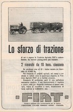 Pubblicita 1919trattrice agric usato  Biella