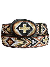 Cinto bordado estilo ocidental Cinto Vaquero Bordado Huichol comprar usado  Enviando para Brazil