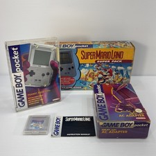 NINTENDO GAMEBOY POCKET SUPER MARIO LAND SUPER PACK + EXTRAS  comprar usado  Enviando para Brazil