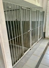 Galvanised dog kennel for sale  NEATH