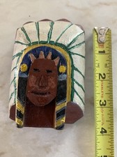 Wood carved painted for sale  Mason