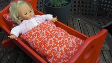 Puppen wiege echtholz gebraucht kaufen  Solingen
