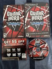 Guitar Hero Van Halen (PS2, 2009) Completo com Manual e Inserção - Testado - RARO comprar usado  Enviando para Brazil
