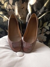 Ballerine pelle marrone usato  Italia