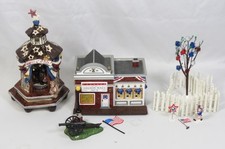Dept 56 Village Legion Hall & Blue Sky 4 de julho gazebo assinado Heather Goldmine, usado comprar usado  Enviando para Brazil
