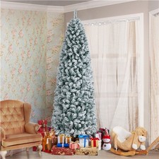 7.5ft snow flocked for sale  USA
