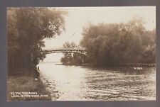 Lake Minnetonka MINNESOTA RPPC c1920 WAGON BRIDGE At The Narrows MN, usado comprar usado  Enviando para Brazil