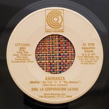 ORQ. LA CORPORACION LATINA - Añoranza / Latin Salsa 45 on COCO RECORDS (75) comprar usado  Enviando para Brazil