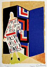 Sonia delaunay litografia usato  Roma