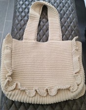 Large cream knitted for sale  LEICESTER