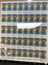 Austrália 40 peças folha de notas de US$ 10 sem cortes, sem moldura, comprar usado Austrália 40 peças folha de notas de US$ 10 sem cortes, sem moldura, comprar usado  Enviando para Brazil