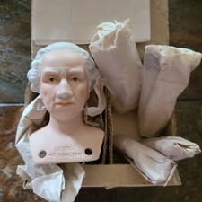 1979 Yield House GEORGE WASHINGTON Kit de Boneca de Porcelana COMPLETO comprar usado  Enviando para Brazil