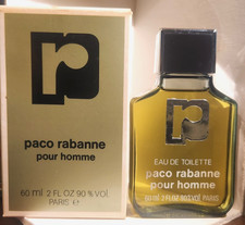 Paco Rabanne Pour Homme 60 ml. 2 Fl Oz raro, edição original 1973 99% completo comprar usado  Enviando para Brazil