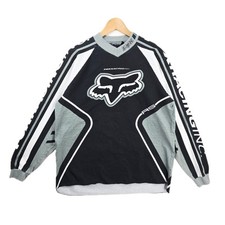  Camiseta masculina vintage FOX RS Racing motocross bicicleta suja 100% algodão tamanho médio  comprar usado  Enviando para Brazil