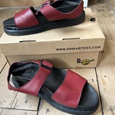 Martens red sandals. for sale  LONDON