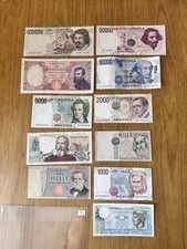 Lotto banconote lire usato  Beinasco