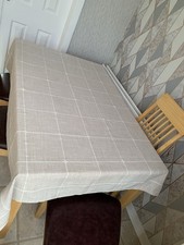 1.3x1.8m linen table for sale  NELSON