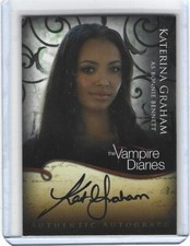 Vampire Diaries 1ª temporada Katerina Graham como Bonnie Bennett autógrafo A5 LEIA comprar usado  Enviando para Brazil