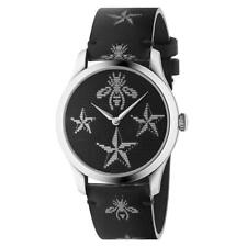 Relógio feminino Gucci G-Timeless mostrador preto abelha e estrela - YA1264105 ($920 MSRP) comprar usado Relógio feminino Gucci G-Timeless mostrador preto abelha e estrela - YA1264105 ($920 MSRP) comprar usado  Enviando para Brazil
