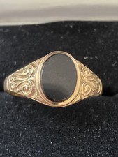 9ct gold onyx for sale  BEVERLEY