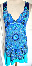 Robe bleue imprimee d'occasion  Flers