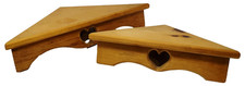 Vtg wood heart d'occasion  Expédié en Belgium