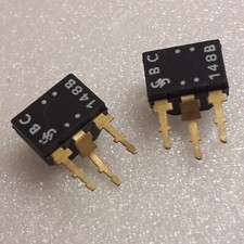 2X BC 148B.SIEMENS. GOLD. TRANSISTOR. NEW OLD STOCK., usado comprar usado  Enviando para Brazil