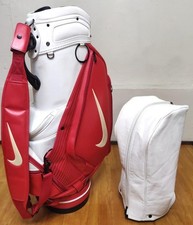 Usado, Bolsa de golfe Nike Tour vermelha branca SUPER RARA fornecimento de turnê no Japão bolsa feita em navio! VRS comprar usado  Enviando para Brazil