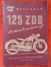 Nsu 125 zdb gebraucht kaufen  Wiesloch