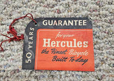 Cartão de garantia de bicicleta vintage Hercules comprar usado Cartão de garantia de bicicleta vintage Hercules comprar usado  Enviando para Brazil