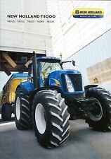 New Holland T8000 2011 catalogue brochure tracteur tractor tcheque czech na sprzedaż  PL