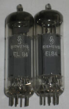 2x tubos Siemens EL84 6bQ5 tubos de áudio para amplificador de tubo combinados com bons valores comprar usado  Enviando para Brazil
