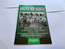Plymouth argyle crystal for sale  REDHILL