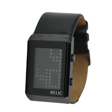 Usado, Pulseira de couro preta masculina Digital Relic By Fossil Watch comprar usado  Enviando para Brazil