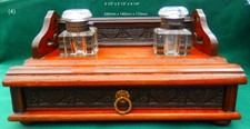 Vintage tintenkasten glas gebraucht kaufen  Versand nach Germany