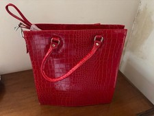 Borsa donna rossa usato  Teramo
