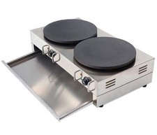 Máquina comercial para hacer crepes y panqueques Crepera panqueques círculo crepes franceses segunda mano  Embacar hacia Mexico