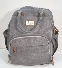 Mochila para fraldas de viagem RUVALINO cinza bebê, maternidade multifuncional com almofada., usado comprar usado  Enviando para Brazil