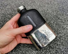 Antique 200ml hip for sale  THORNTON-CLEVELEYS