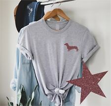 Dachshund glitter print for sale  LONDON