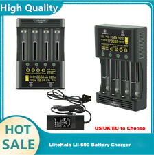 Usado, LiitoKala Lii-600 Battery Charger 4 Channel Li-ion For Rechargeable Batteries SE comprar usado  Enviando para Brazil