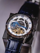 Relógio masculino automático Stuhrling Skeleton Legacy reserva especial comprar usado  Enviando para Brazil