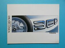 Prospekt / Katalog / Brochure - Volvo 340 und 360 - Zubehör - 1988 comprar usado  Enviando para Brazil