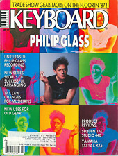 Revista de teclado abril 1987 Philip Glass Michael Riesman Yamaha TX81Z e RX5 comprar usado  Enviando para Brazil