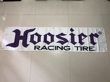 Pneu de corrida Hoosier 2x8 pés decoração bandeira bandeira para garagem parede trabalhos ao ar livre comprar usado  Enviando para Brazil