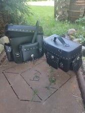 Packtaschen motorrad leder gebraucht kaufen  Berge