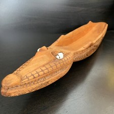 PNG escultura em madeira de crocodilo - 80cm de comprimento figural PNG - Vintage, usado comprar usado  Enviando para Brazil