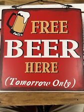 Vtg free beer for sale  Anderson