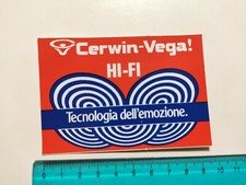 Autocollant cerwin vega d'occasion  Expédié en France